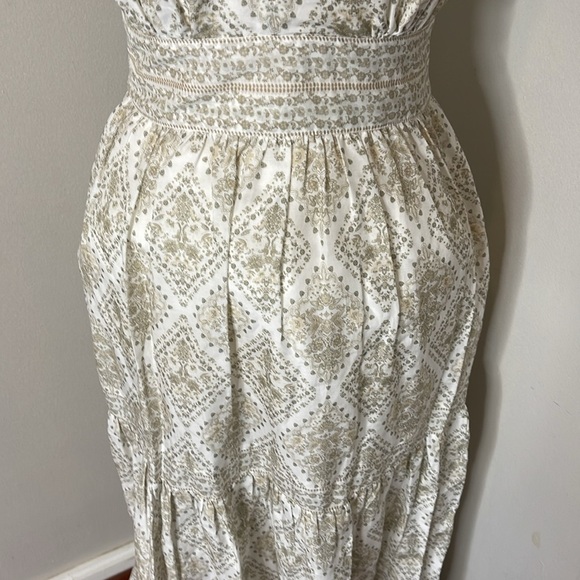 NWT‎ Intermix Orien Silk-Blend Tiered Maxi Dress - Picture 9 of 11